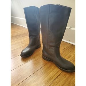 New Kenneth Cole Reaction Brown Leather Boots 9.5